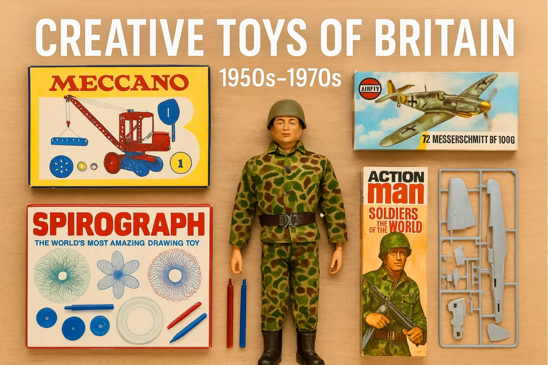 11 Creative 1950s to 70s British Toys That Shaped Generations