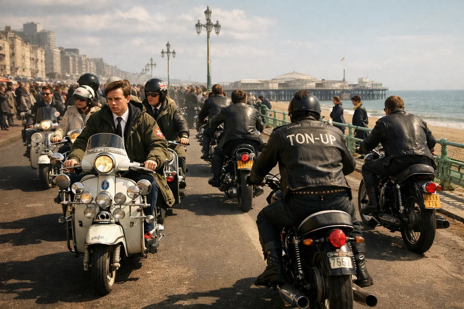 mods v rockers Brighton