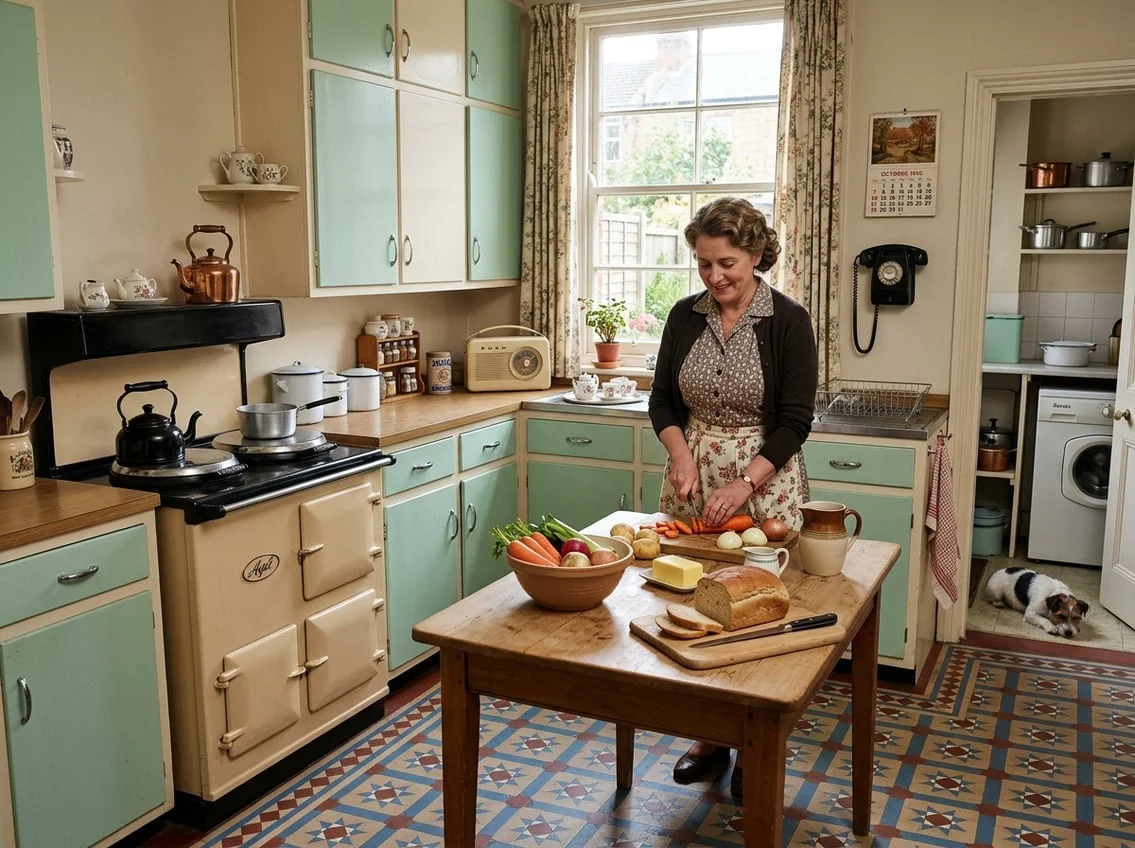 1960s British kitchen